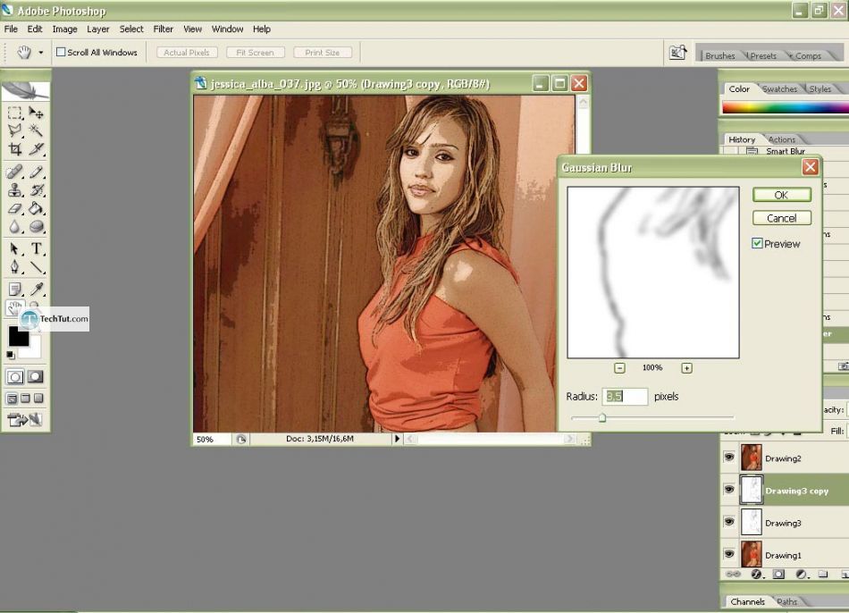 From Photo to Drawing