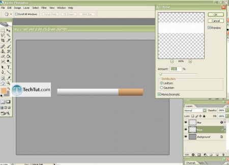 Tutorial Create Cigarrete in Adobe Photoshop part 1 11