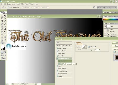 Tutorial The Old Treasure Text Effect in Photoshop 6
