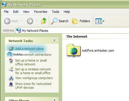 Setting up FTP in windows XP