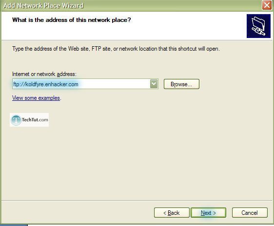 Setting up FTP in windows XP