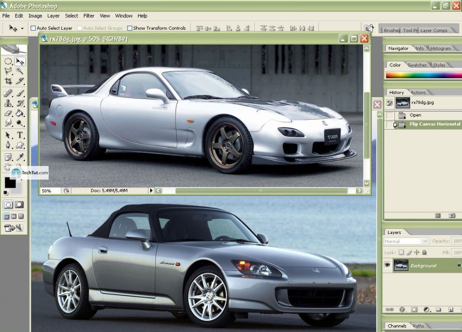 Car tuning photoshop tutorial replace rims