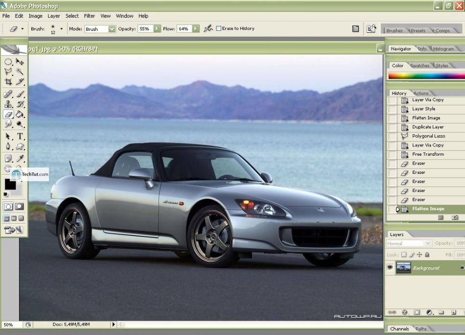 Car tuning photoshop tutorial lowering