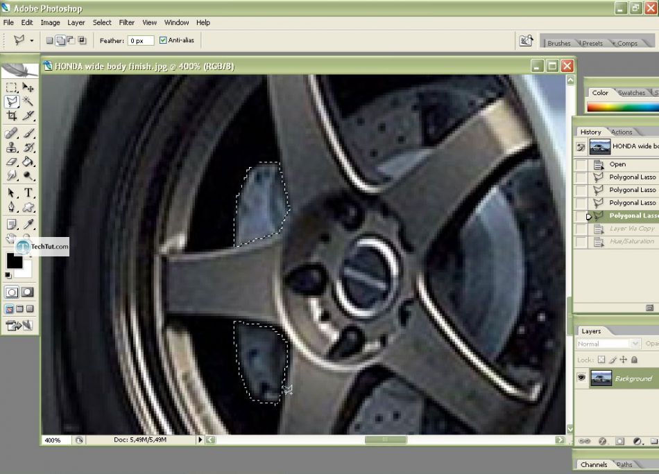 Car tuning photoshop tutorial change color