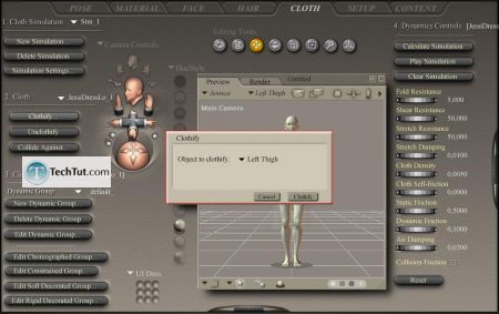 Tutorial Work with cloth part 2 4