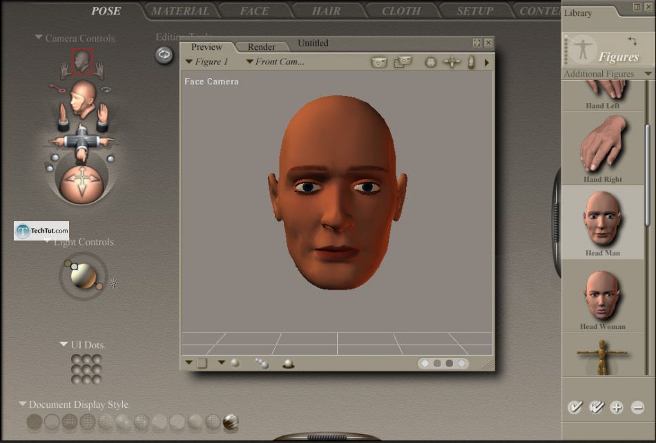 Creating hair in Poser
