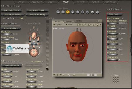 Tutorial Create hair in poser part 2 1