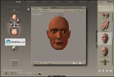 Tutorial Create hair in poser part 2 4