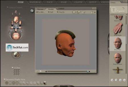 Tutorial Create hair in poser part 2 5