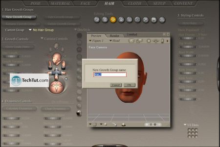 Tutorial Create hair in poser part 1 5