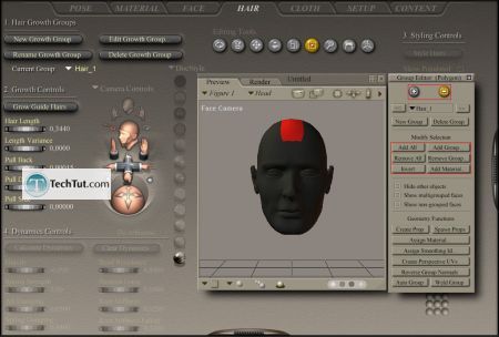 Tutorial Create hair in poser part 1 7