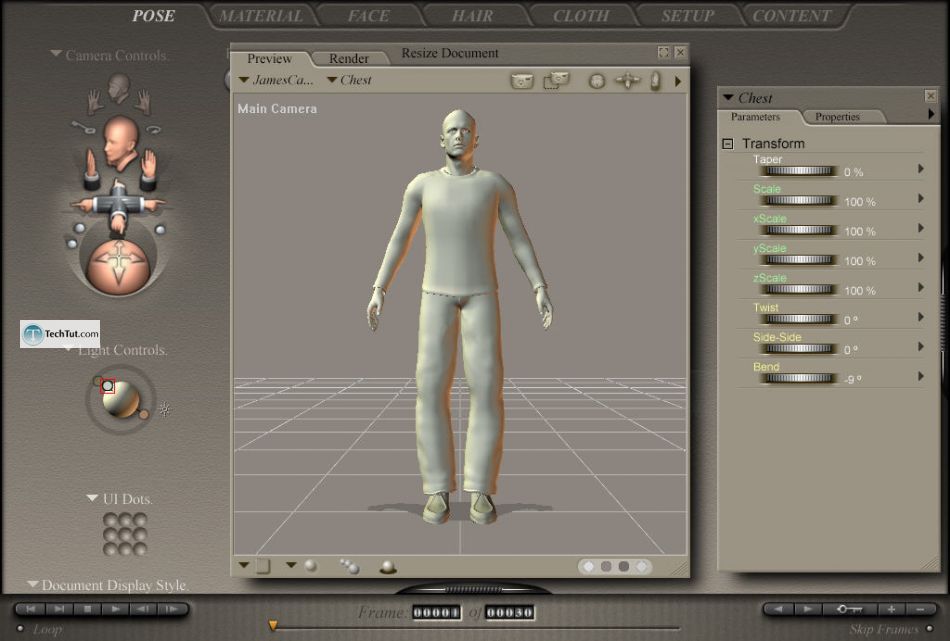 Poser tools for changing poses