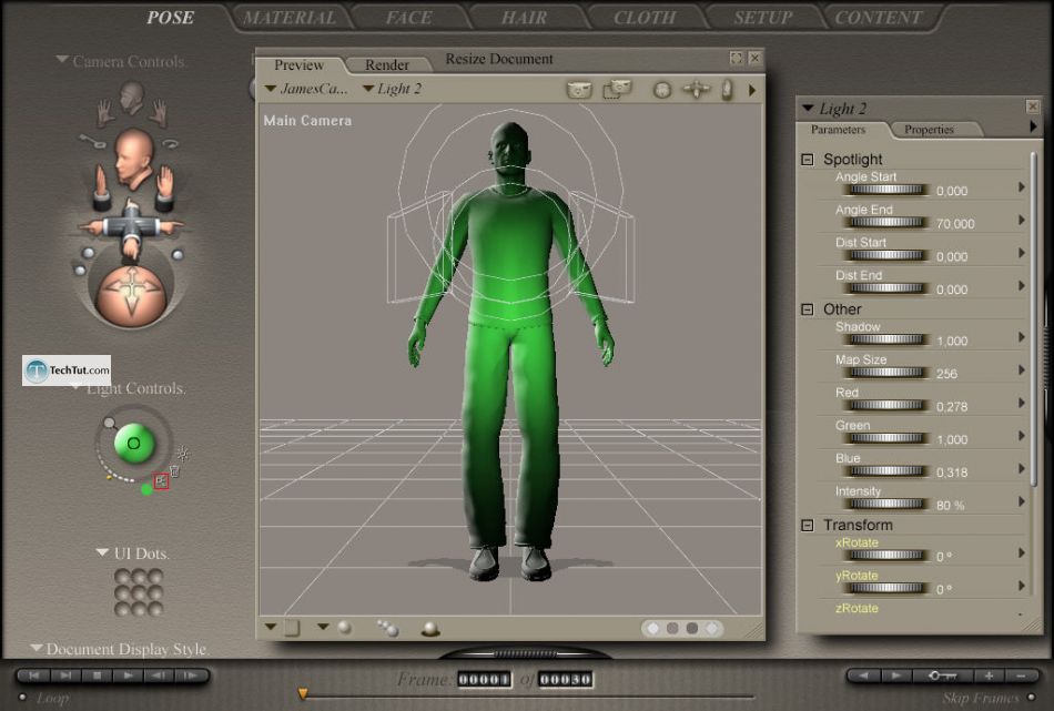 Poser tools for changing poses