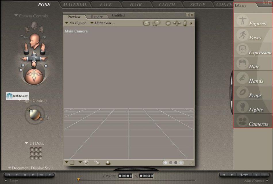 Using items from poser library