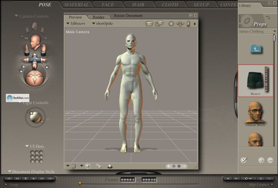 Using items from poser library