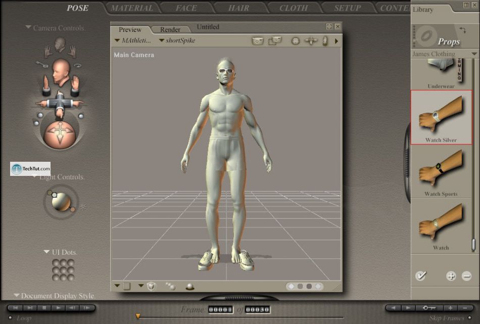 Using items from poser library