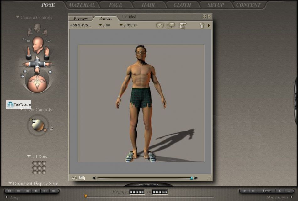 Using items from poser library
