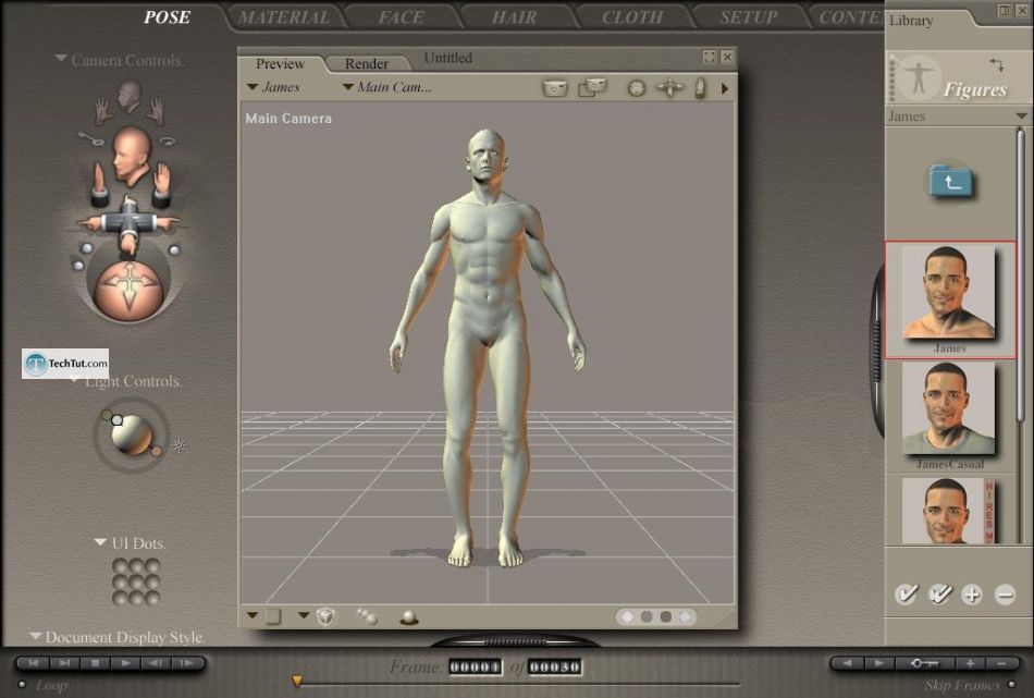 Using items from poser library