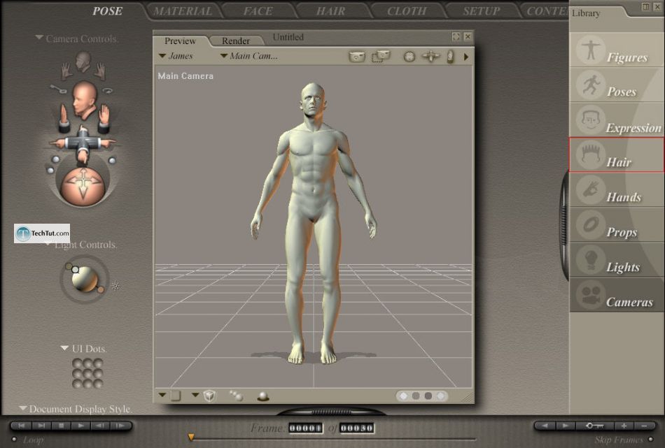 Using items from poser library