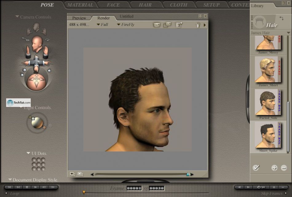 Using items from poser library