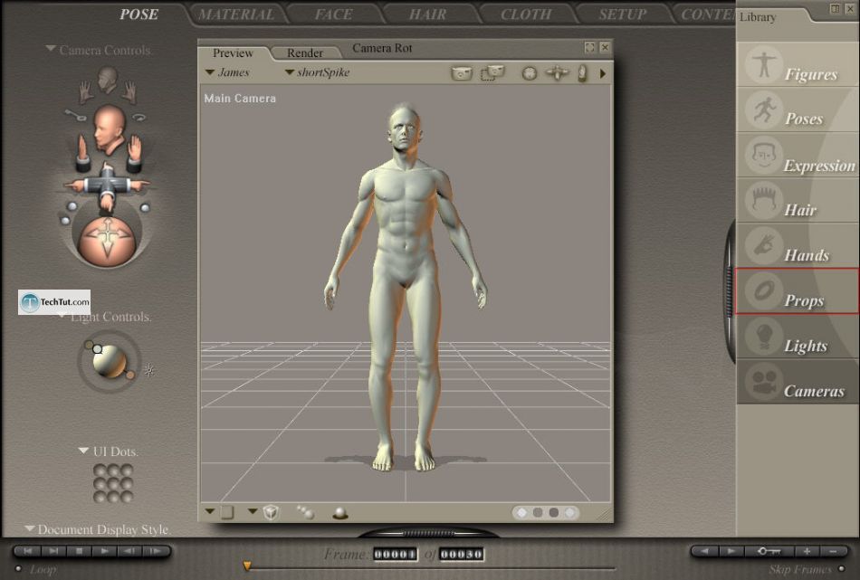 Using items from poser library