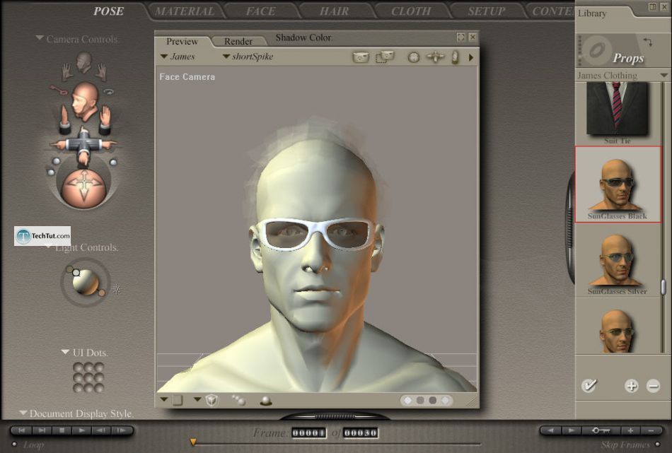 Using items from poser library
