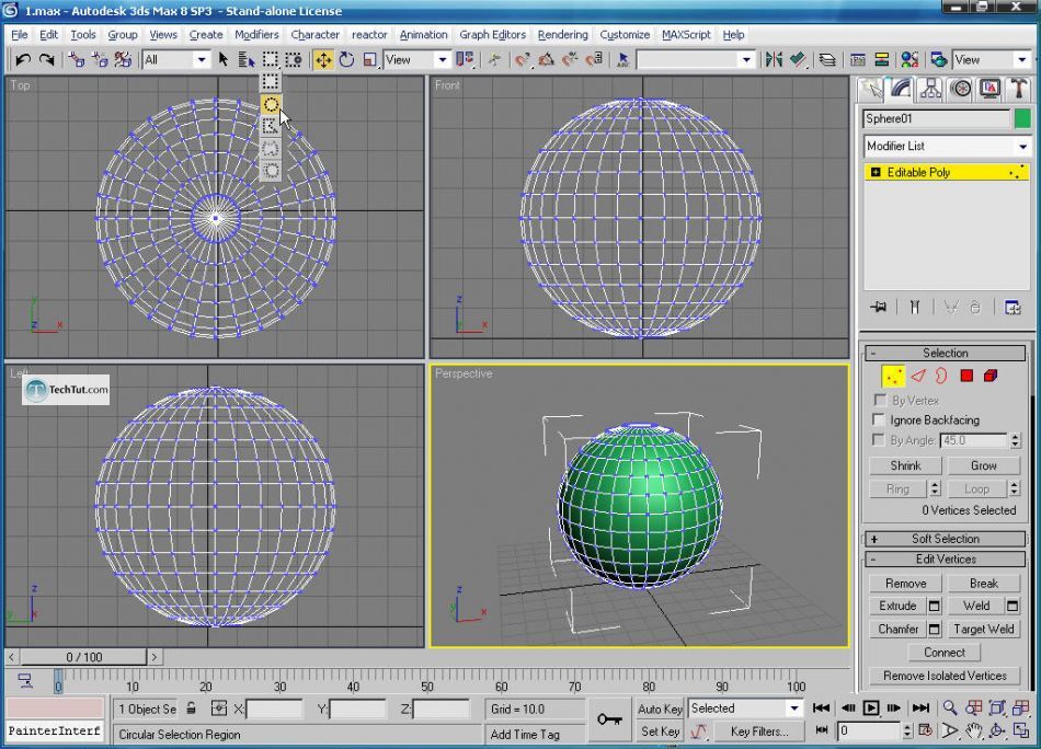 Create apple bowl in 3D max