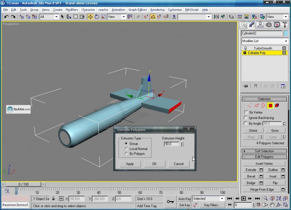 How to create airplane model