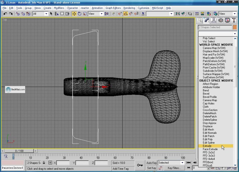 How to create airplane model