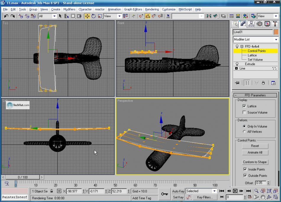 How to create airplane model