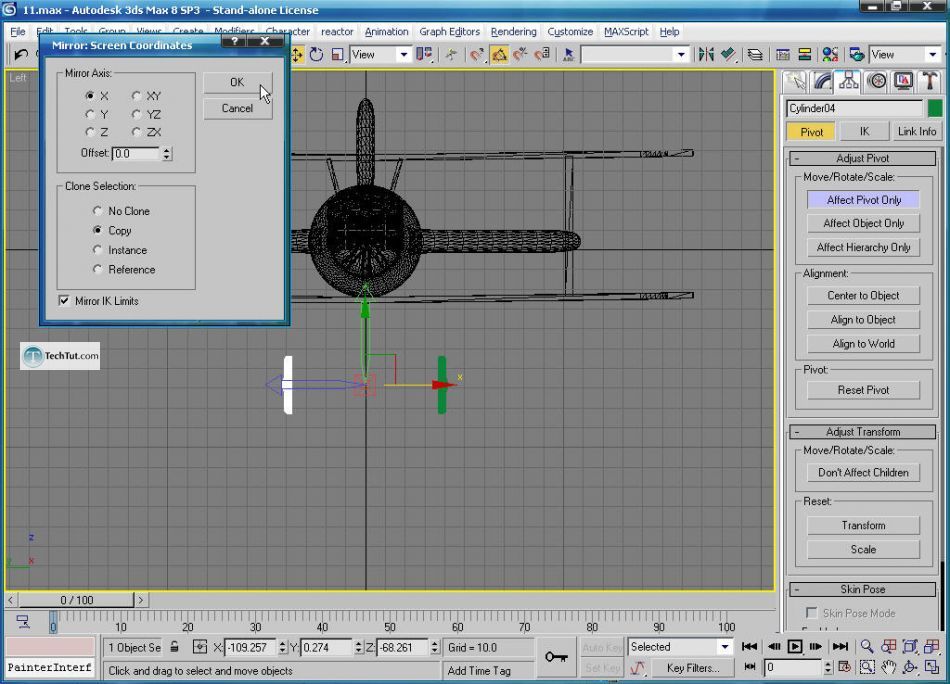 How to create airplane model