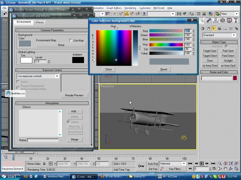 How to create airplane model