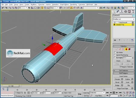 Tutorial Create airplane model part 3 4