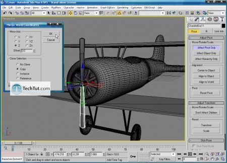 Tutorial Create airplane model part 5 10