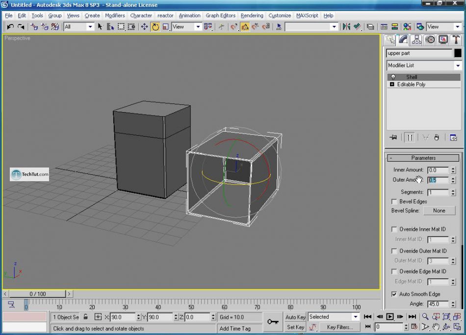 Lipstick model in 3D max