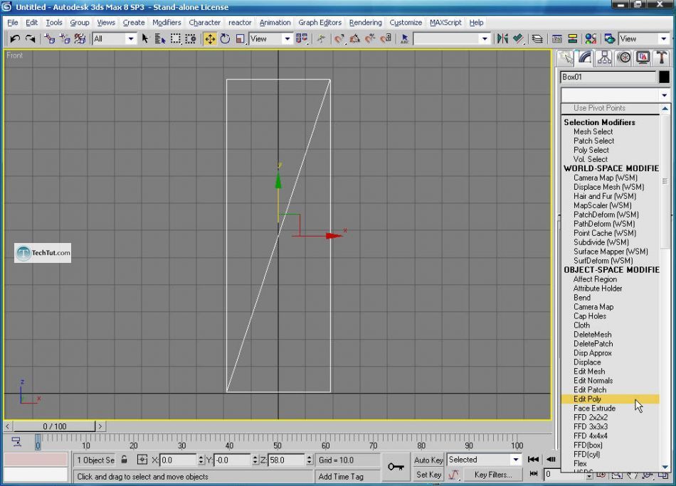 Lipstick model in 3D max