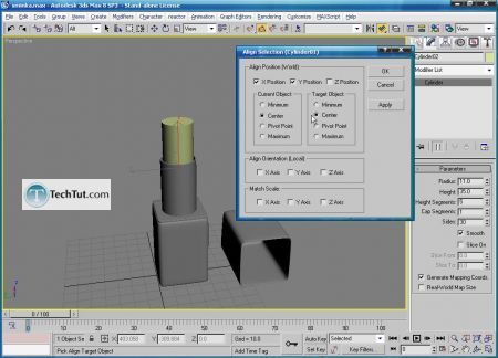 Tutorial Create 3D lipstick model part 3 7