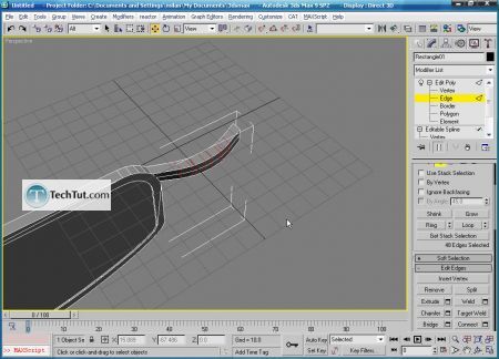 Tutorial Create 3D glasses model in max part 2 7