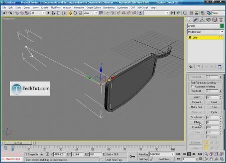 Tutorial Create 3D glasses model in max part 2 9