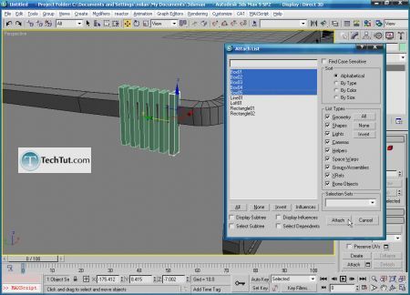 Tutorial Create 3D glasses model in max part 3 7