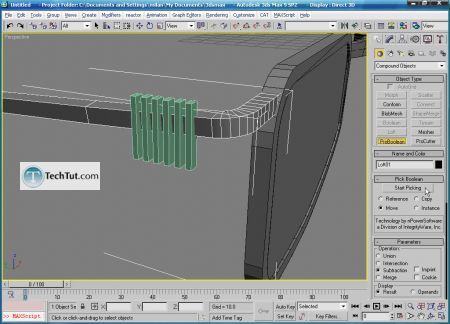 Tutorial Create 3D glasses model in max part 3 8