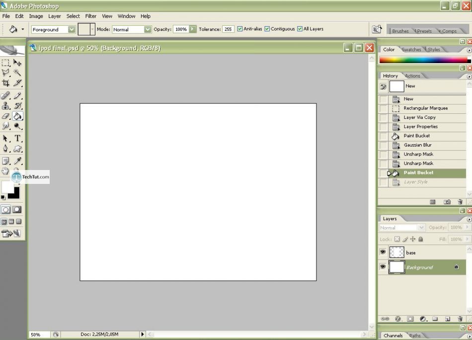 Create realistic iPod in Photoshop
