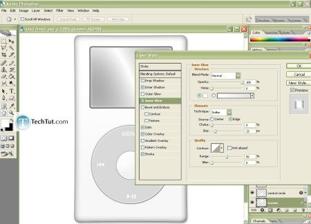 Tutorial Create iPod using Photoshop part 3 2