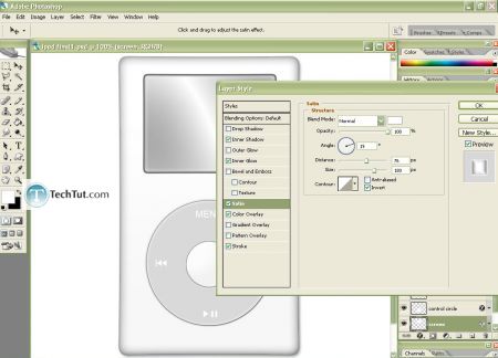 Tutorial Create iPod using Photoshop part 3 3