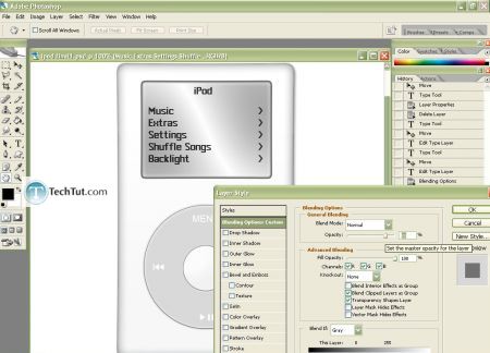 Tutorial Create iPod using Photoshop part 3 6