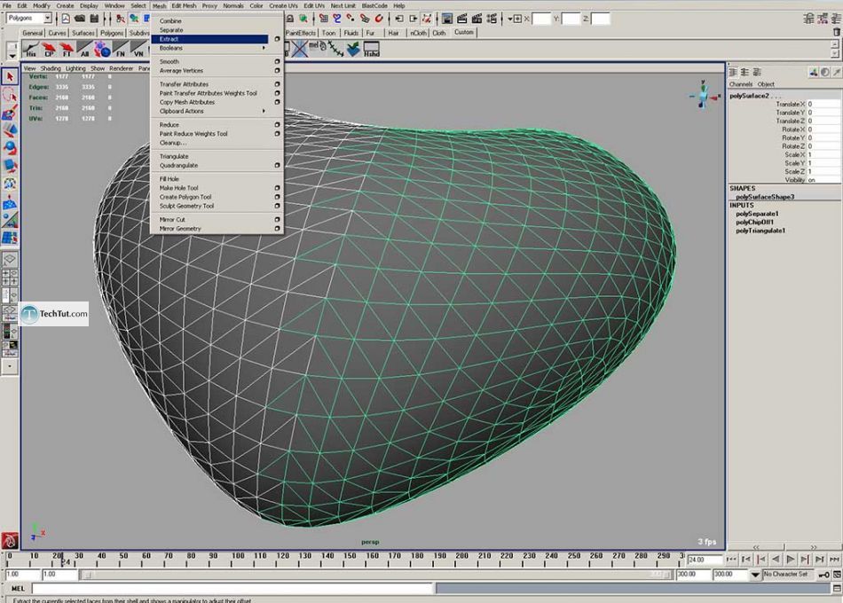 Create 3D heart in Maya