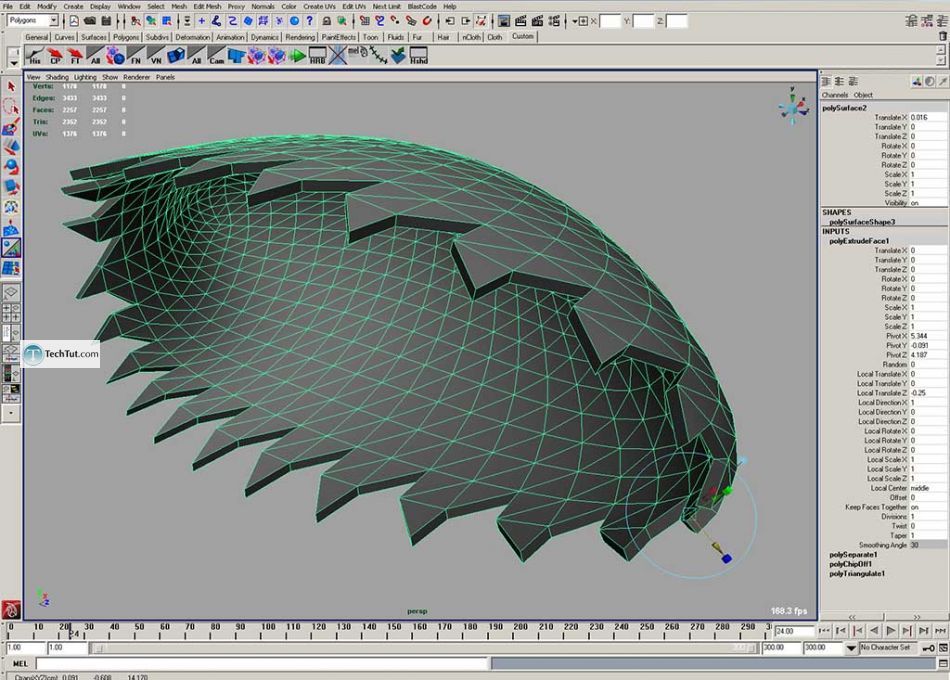 Create 3D heart in Maya