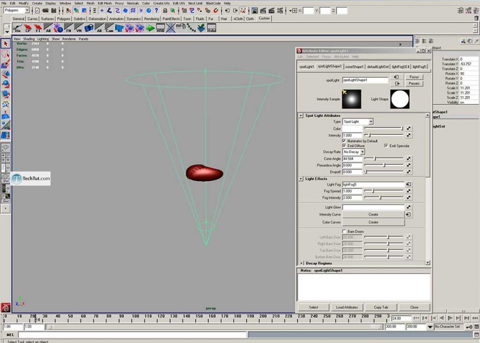 Create 3D heart in Maya