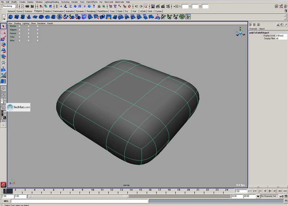 Create 3D heart in Maya