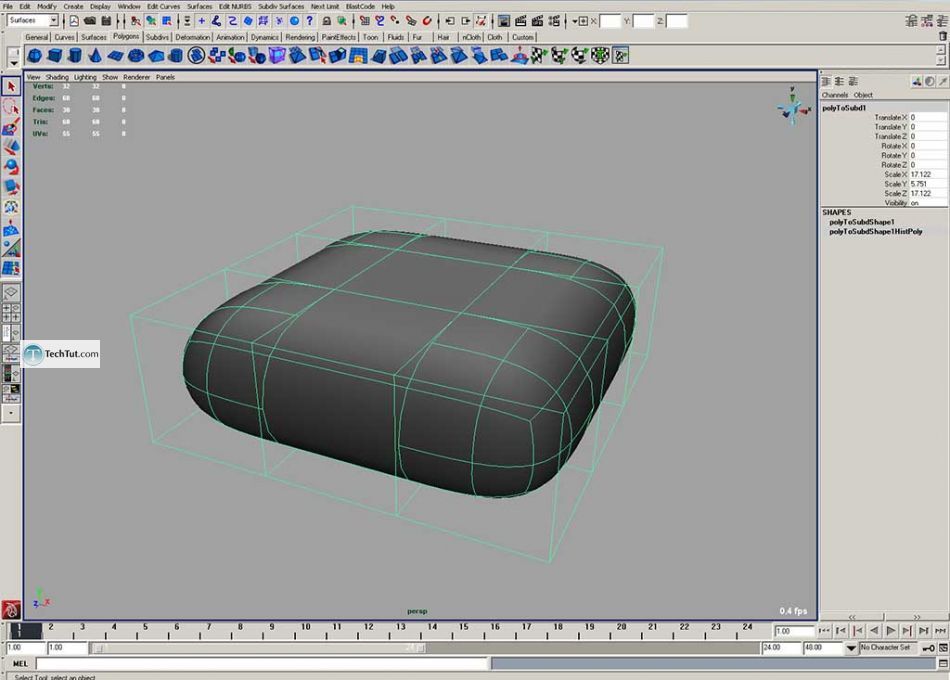 Create 3D heart in Maya
